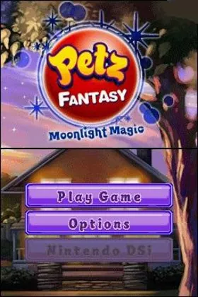 Petz Fantasy - Moonlight Magic (USA) (En,Fr,Es) (NDSi Enhanced) screen shot title